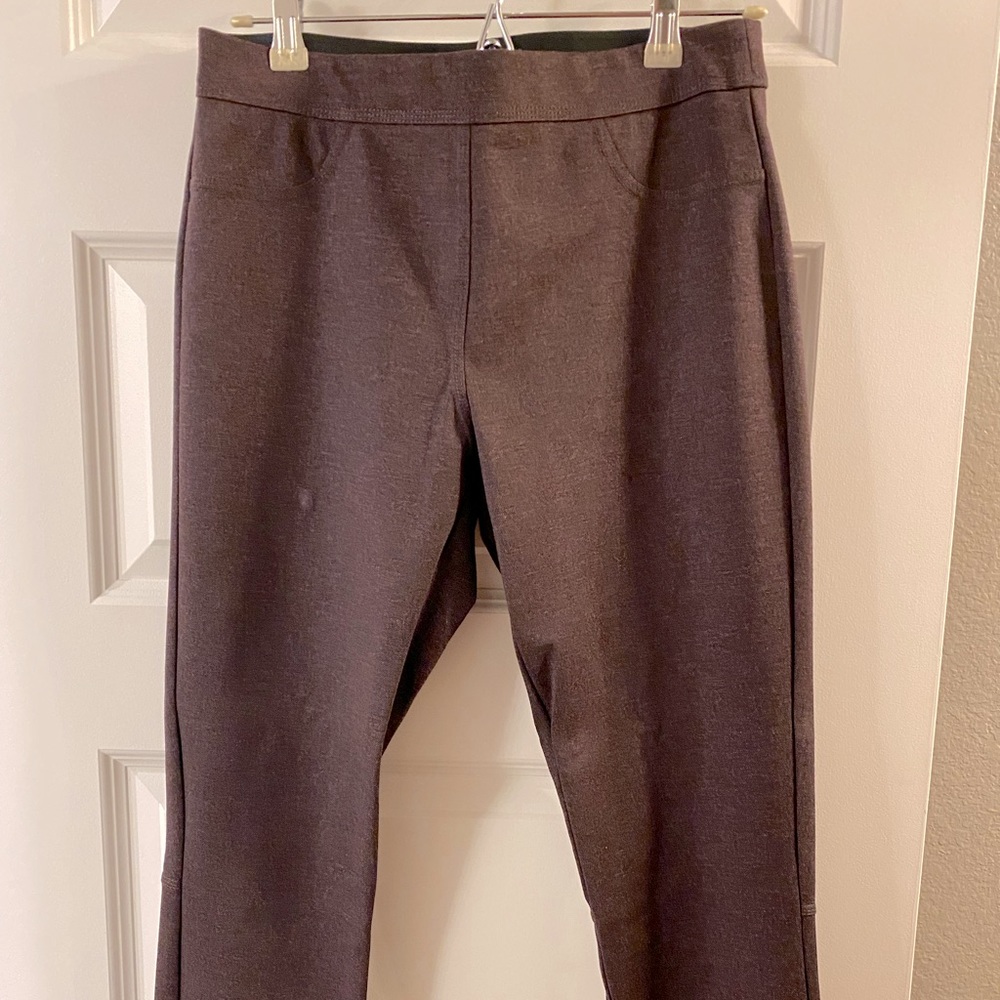 Deep Purple Crop Leggings